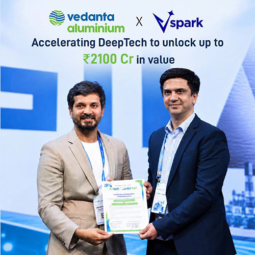 Vedanta Aluminium, V-Spark Team Up to Drive Deep-Tech Innovation