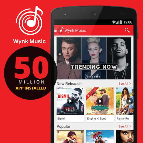 Wynk Music crosses 50 mn milestone