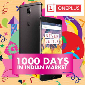 OnePlus completes 1,000 days in Indian market