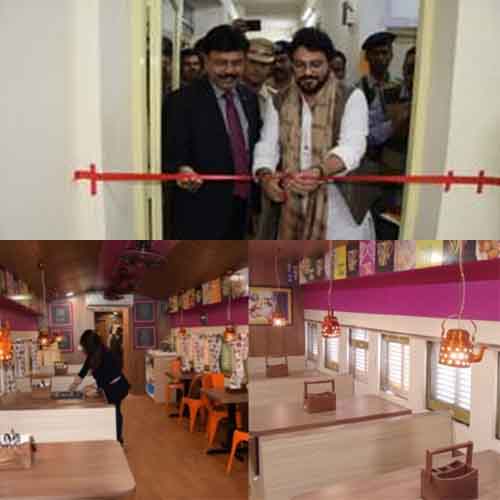 Indian Railways launches its 1st "Restaurant on Wheels" Indian Railways launches its 1st "Restaurant on Wheels"
