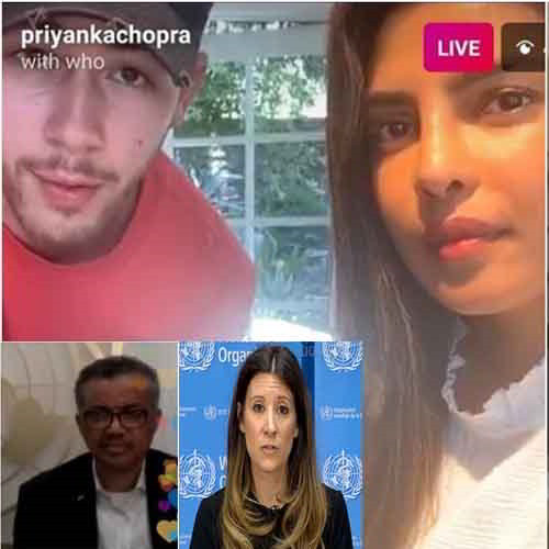 WHO doctor confirms Coronavirus isn't airborne, during live Q&A with Priyanka Chopra