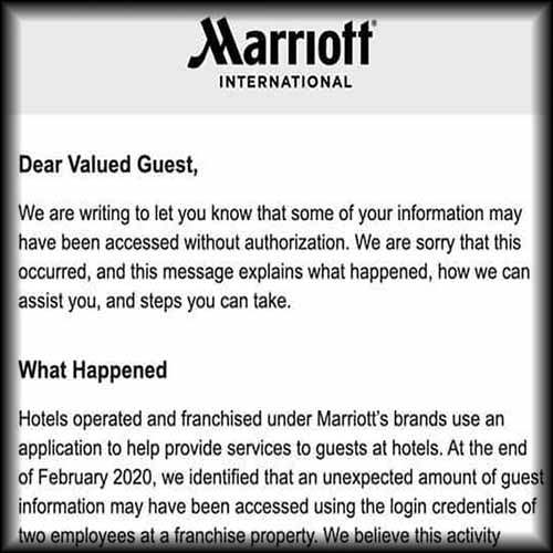 Marriott Data Breach To Cost 5.2 Million Guests
