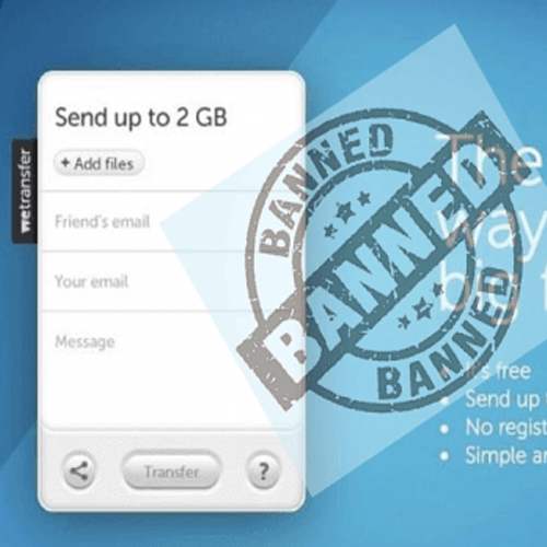 DoT restricts file transfer tool We Transfer