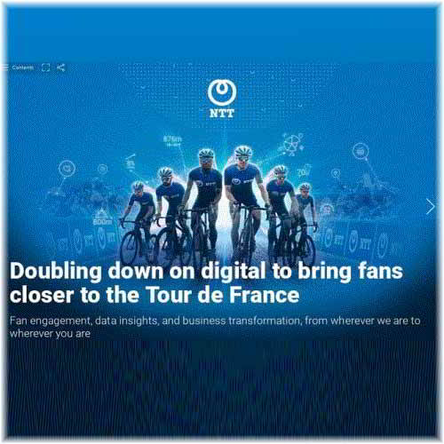 NTT Ltd. to power virtual 'Global Stadium' experience for Tour de France fans