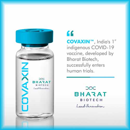 Covaxin shows positive result on animal trials: Bharat Biotech Covaxin shows positive result on animal trials: Bharat Biotech