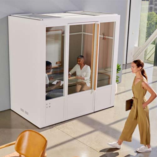 US startup Room unveils modular soundproof meeting pods amid COVID-19 US startup Room unveils modular soundproof meeting pods amid COVID-19