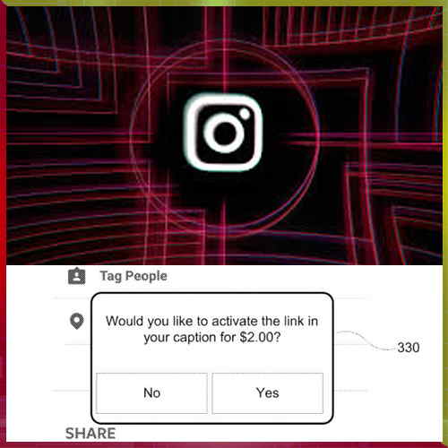 Instagram not planning to charge to put links in captions