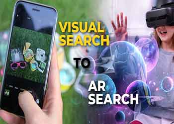 Visual search to AR search