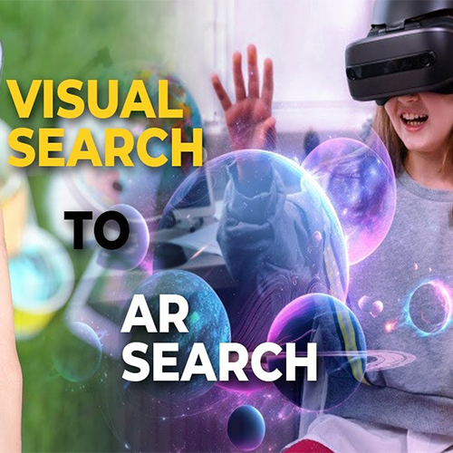 Visual search to AR search