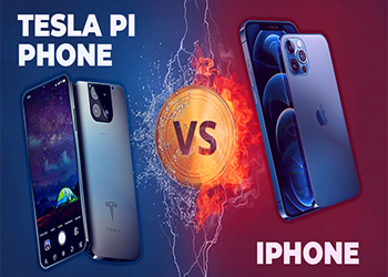 Tesla Pi Phone Vs iPhone