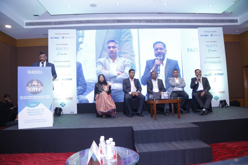 Panel Discussion: Moderated by Dr. Deepak Kumar Sahu -VARINDIA,  Satish Kumar Dwibhashi - Kreditbee, Pradeepta Mishra - Data Safeguard, Dr. Lopa Mudra