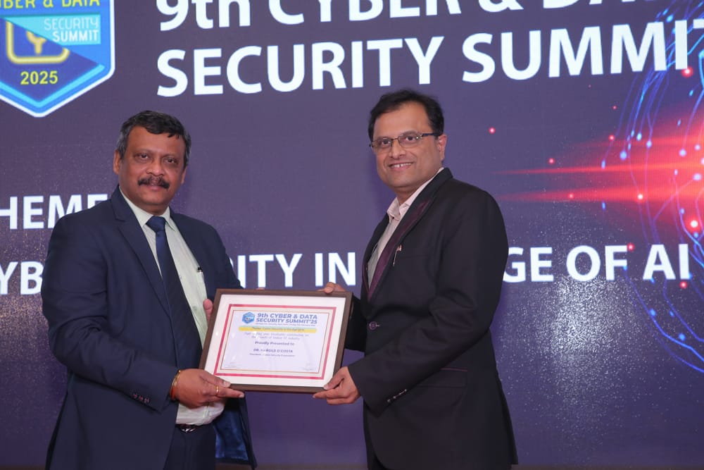 Invaluable Contribution for the Growth of Indian IT Industry - Dr. Harold D'Costa, President Cyber Security Corporation