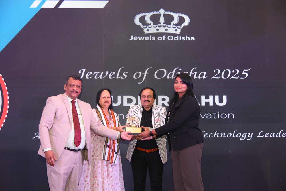 Jewels of Odisha 2025 - Sudhir Sahu,  Technological Innovation, Data Safeguard