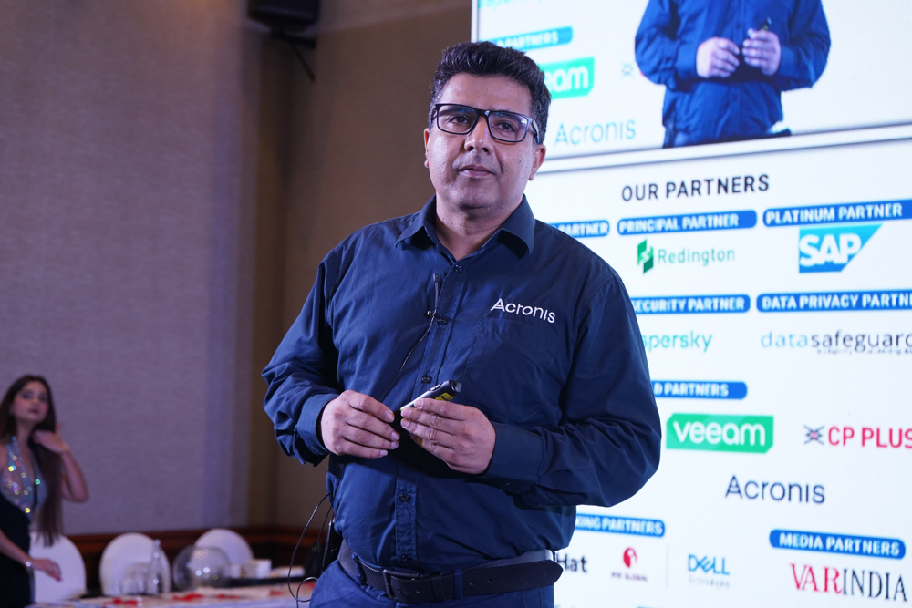 Presentation by  Mr. Rajesh Chhabra, General Manager( India & South Asia) - Acronis