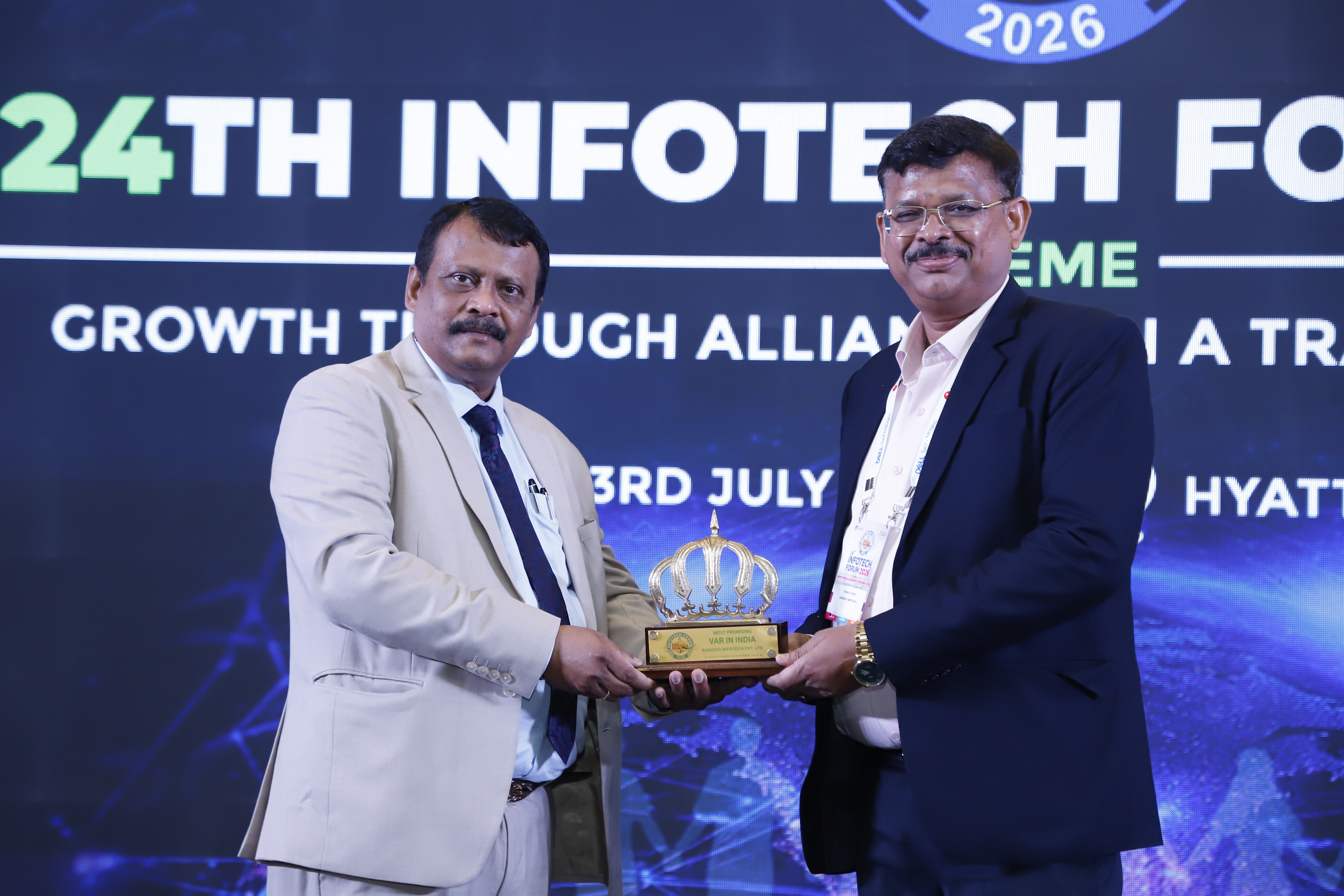 Most Promising Partner Of The Year 2026 - SANGHVI INFOTECH PVT. LTD.