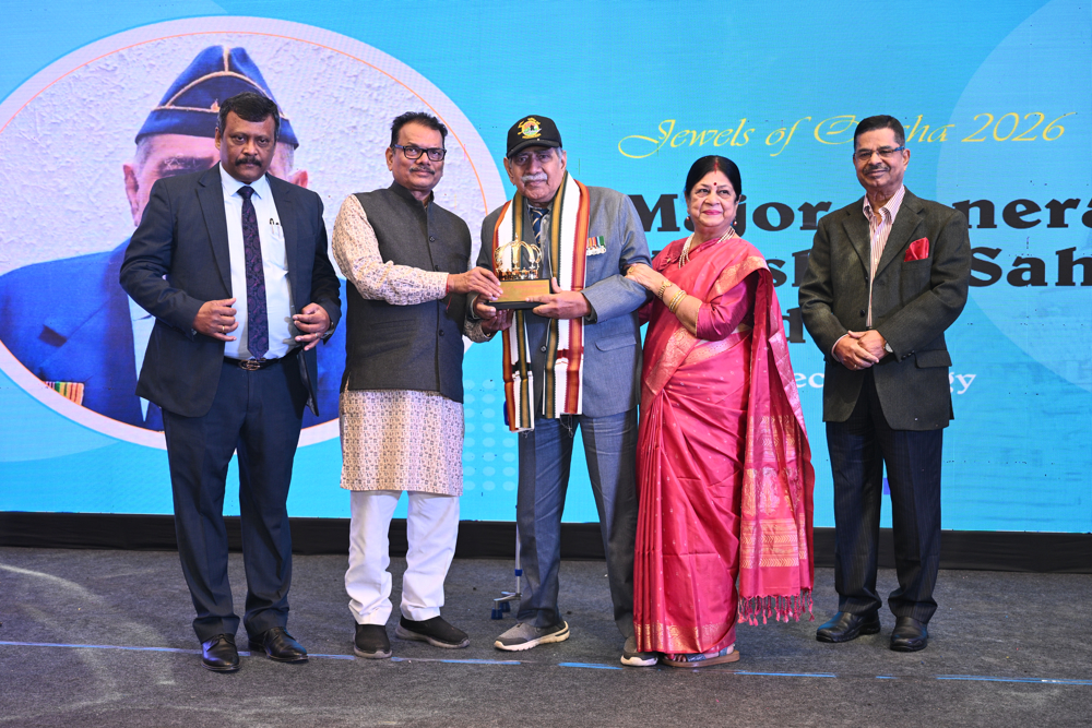 Jewels of Odisha 2026-  Major General Rama Krushna Sahoo (Retd.) AVSM