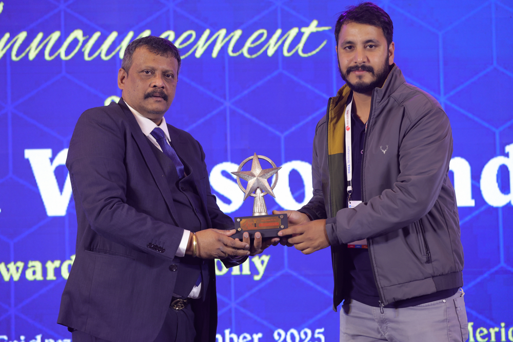 Eminent VARs of the Year 2025 Awards in the Category of - Best IT Service Partner :  SHRO Systems Pvt. Ltd.