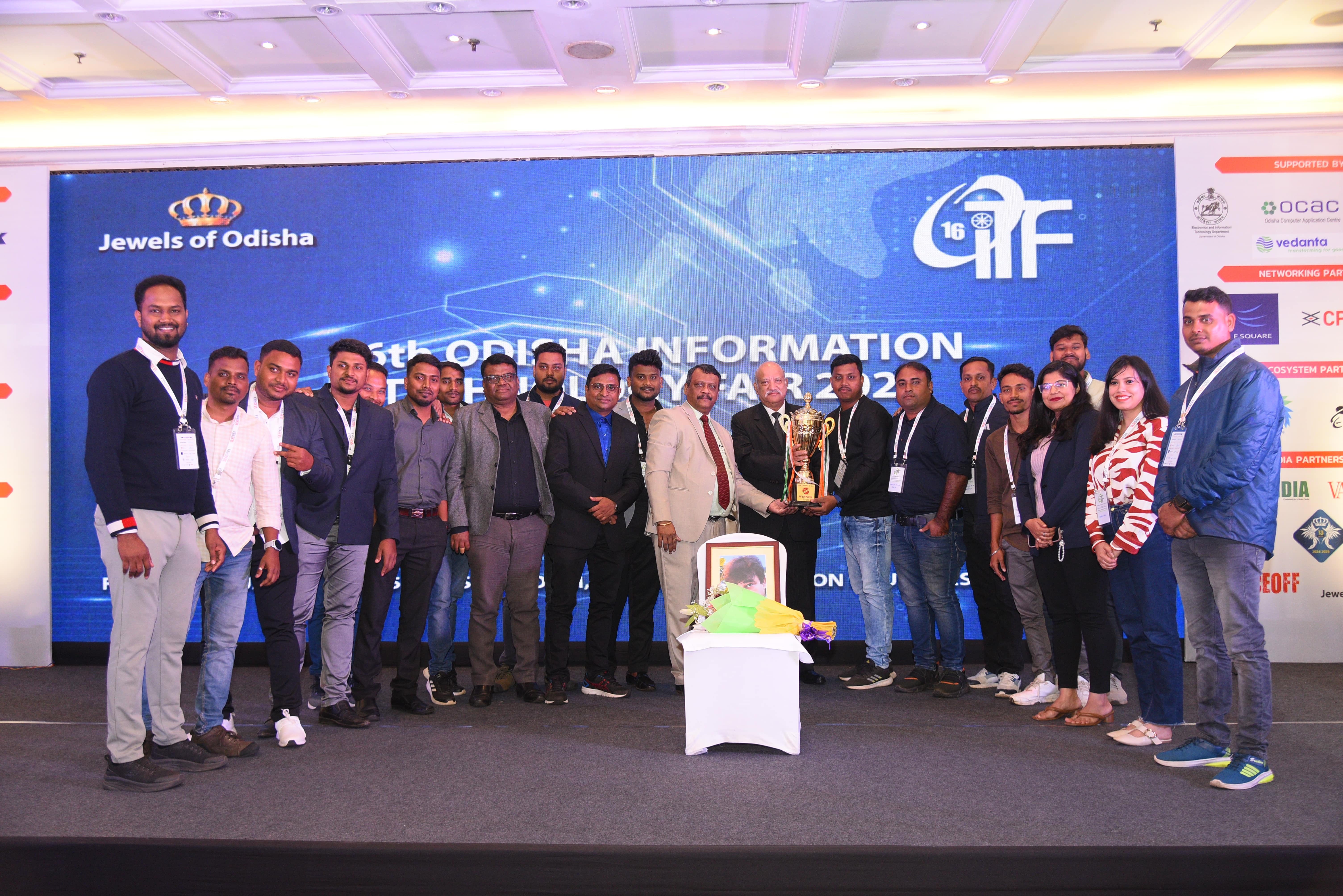 Champion Trophy of the 15th VARINDIA IT Cup 2025 goes to :  Team E Square Technology Pvt. Ltd.