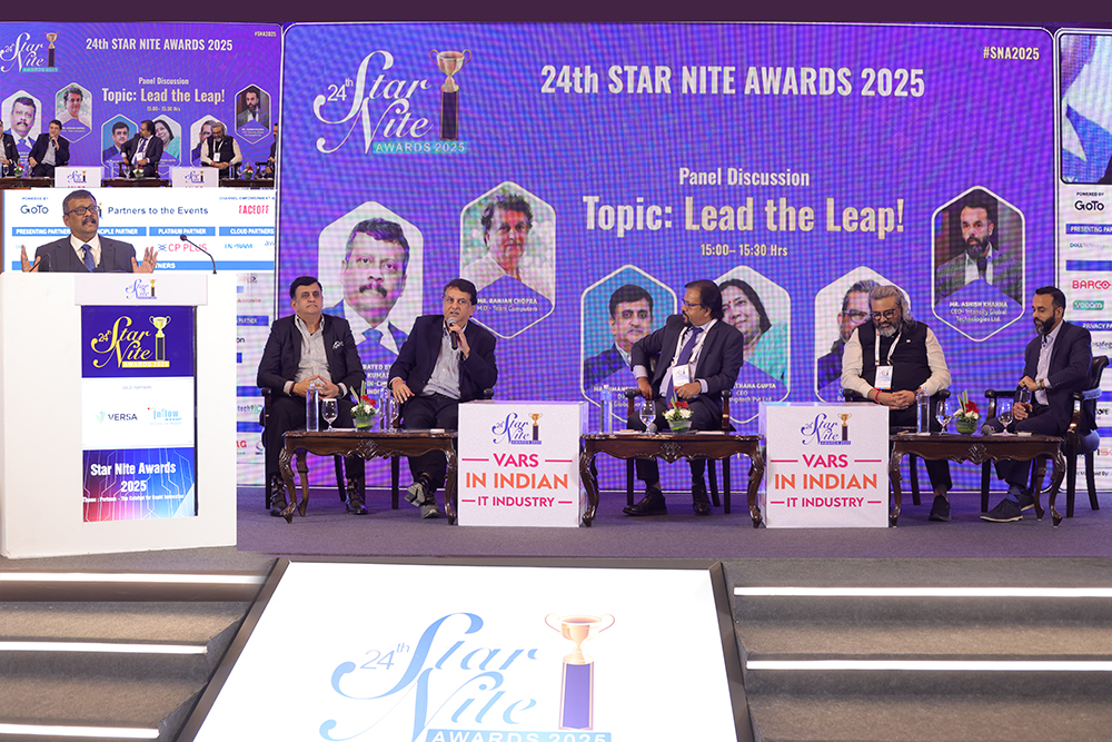 Panel Discussion-II:  Himanshu Chawla-IRIS Global Services; Dinesh Kumar-SOTI; Ranjan Chopra-Team Computers;(moderator)Dr. Deepak Kumar Sahu-VARINDIA;