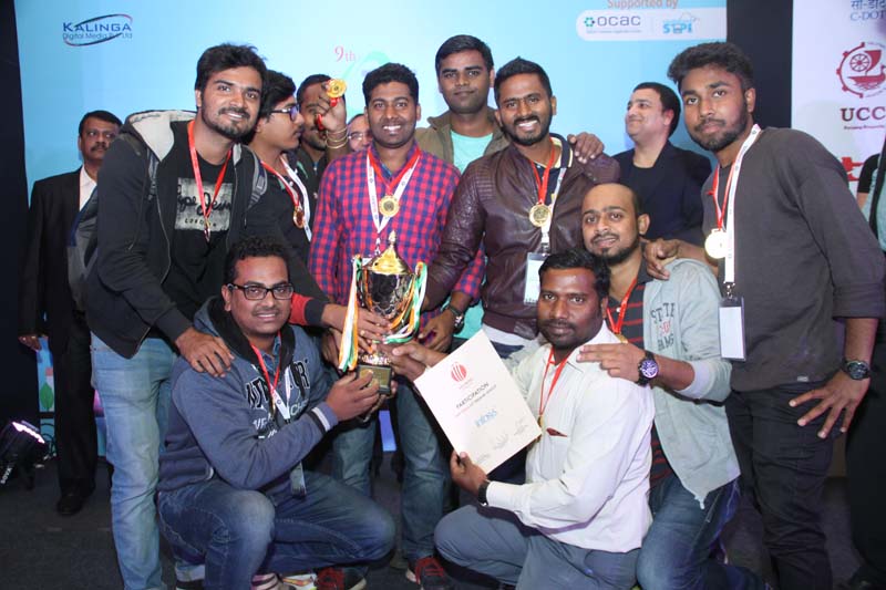 Champion Trophy of 1st VARINDIA ICT Cup INFOSYS- Bhubaneswar