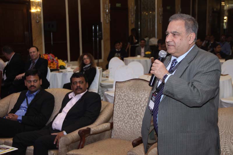 Nalin Kohili, Chairman,India Soft participated in the Q & A Session