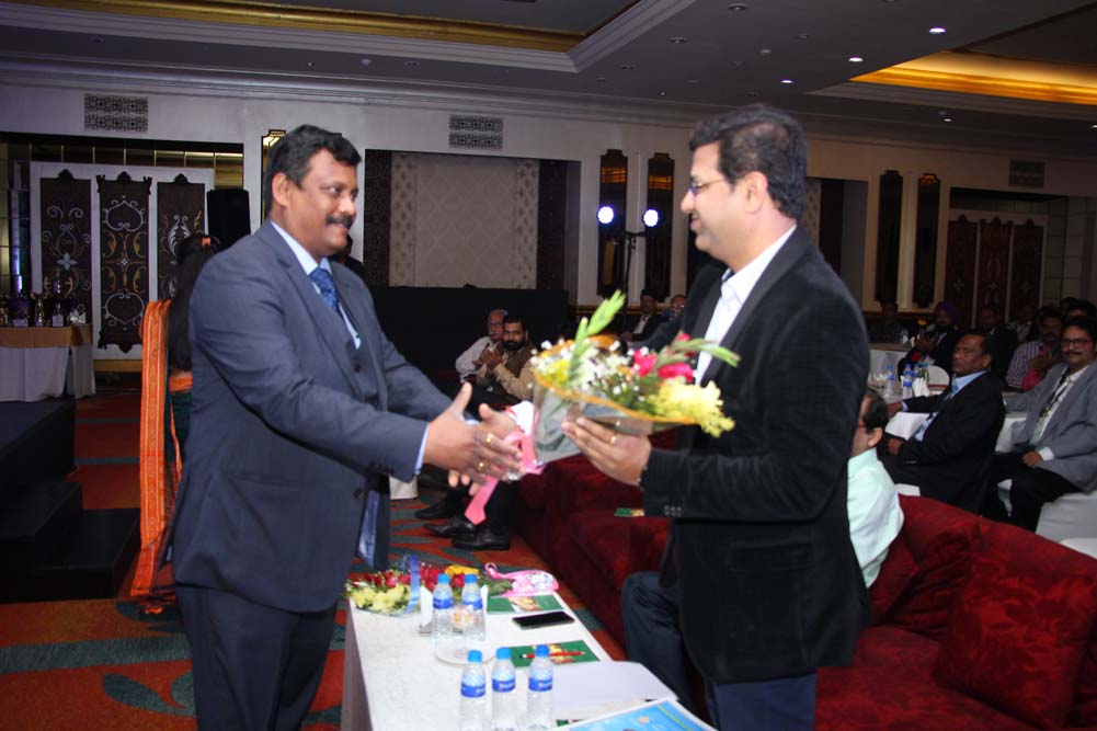 Welcoming Mr. Manas Ranjan Panda, Director, STPI (Bhubaneswar), Govt. Of India