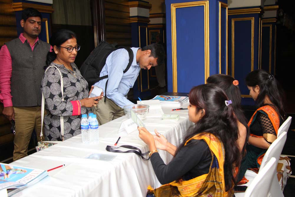 Registration desk at 10th OITF 2018