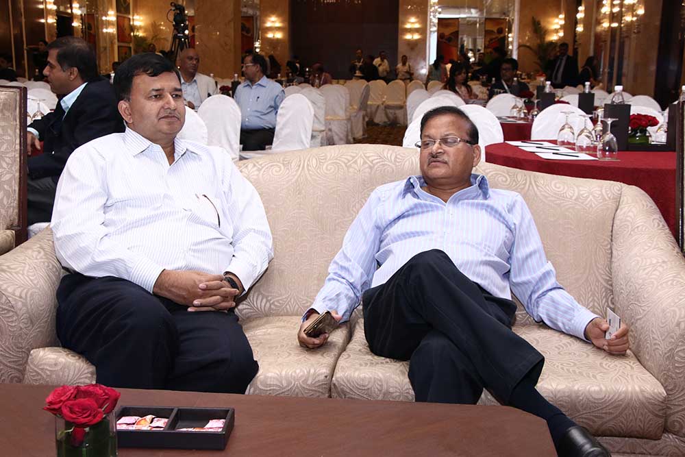 S.N Tripathi, Secretary-Ministry of Parliamentary Affairs- Govt. Of India with Shankar Aggarwal, OSD- ASSOCHAM in Attentive Mood at 16th IT FORUM 2018