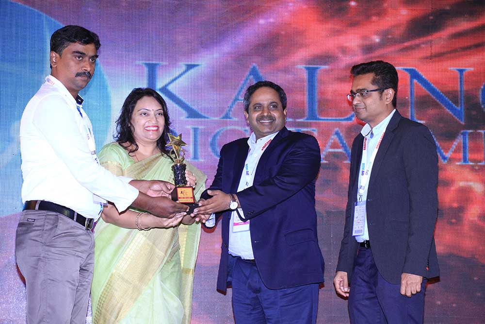 Dream's System receiving the award for the Best Sub Distributor at VAR Symposium - 17th Star Nite Awards 2018