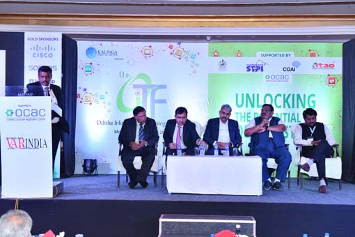 Panel Discussion session being Moderated by Dr. Deepak Kumar Sahu, President & CEO-VARINDIA at 11th OITF 2019