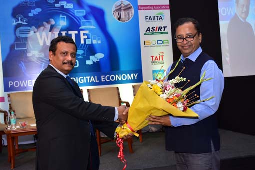 Welcoming Prof. Parimal Merchant, Director - Global FMB Program at S. P. Jain School at 10th WIITF 2019