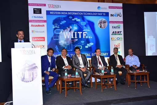 Panel Discussion session being Moderated by Dr. Deepak Kumar Sahu, President & CEO-VARINDIA at 10th WIITF 2019