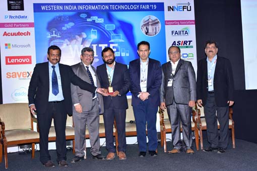 M Tech Solutions India Pvt. Ltd. receives the award for The Best VAD, Western India at 10th WIITF 2019