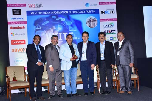 Shivami Cloud Services Pvt. Ltd. receives the award for Best Cloud Solution Partner, Western India at 10th WIITF 2019