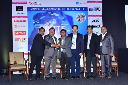 Business Connect Ad Networks receives the award for The Best Cyber Security Partner, Western India at 10th WIITF 2019