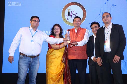 The VENDOR AWARDS  being given away by Mr. Rajesh Aggarwal, D.G- Training, Ministry of Skill Development, Govt. of India; Mr. S. N.Tripathi, Director-