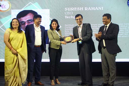 BEST DIGITAL TRANSFORMATION PARTNER Award goes to Techgyan at VAR Symposium 2019