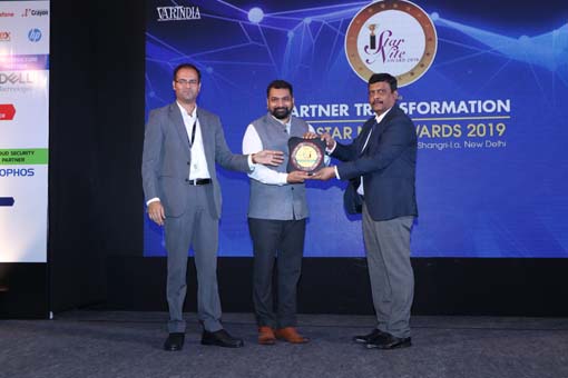 BEST NETWORKING PARTNER Award goes to SANGHVI INFOTECH PVT LTD at VAR Symposium 2019