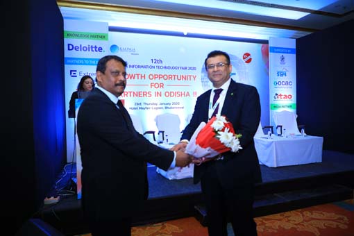 Welcoming Mr. DigvijaysinhChudasama, Director- Risk Advisory- Deloitte at 12th OITF 2020