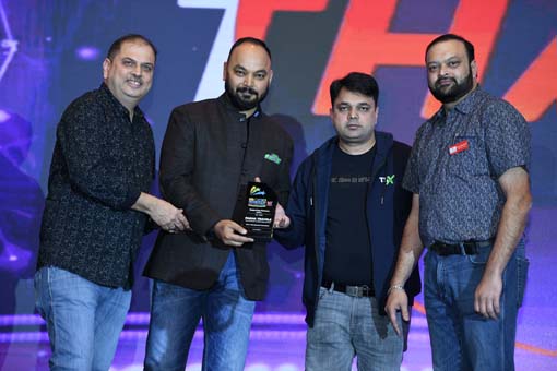 Partners While Receiving The Award at ISODA TechSummit 2020          