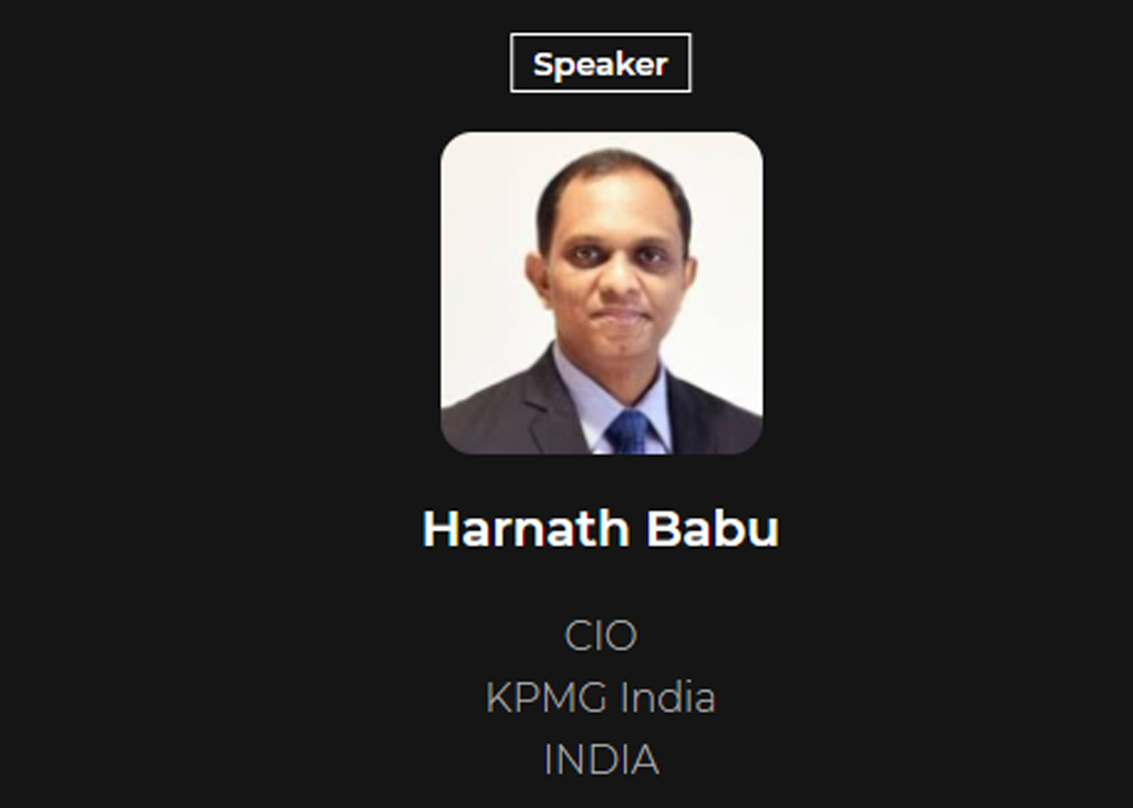 Harnath Babu, CIO, KPMG India