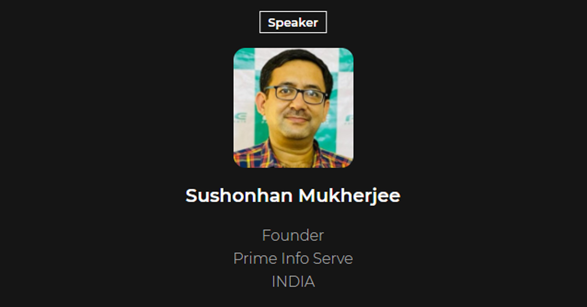 Sushobhan Mukherjee Founder Prime Info Serve