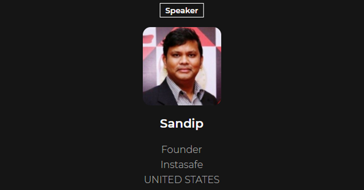 Sandip Panda Founder Instasafe