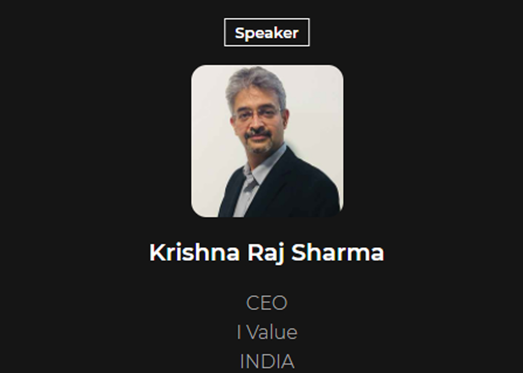 Krishna Raj Sharma, Director & CEO iValue InfoSolutions