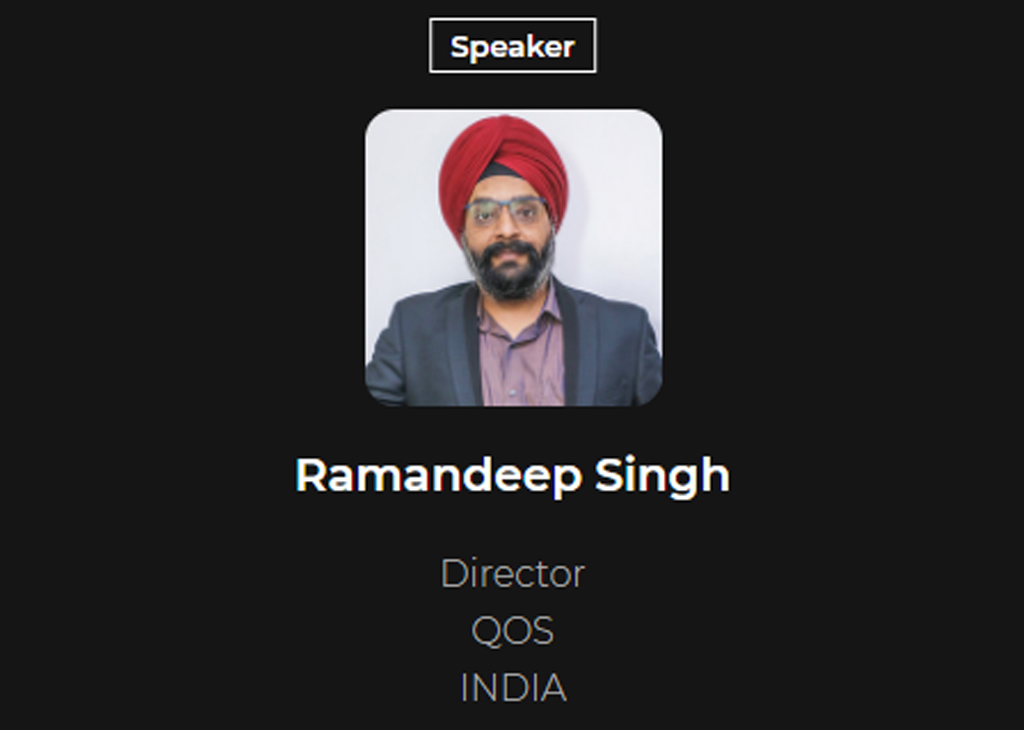 Ramandeep Singh, Director, QOS