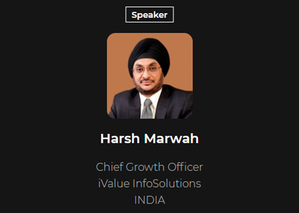 Harsh Marwah, Chief Growth Officer, iValue InfoSolutions