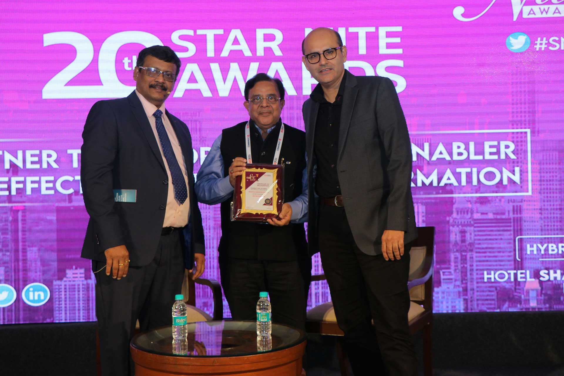 Best Sub-Distributor  Award goes to Krishna Agencies at 20th Star Nite Awards 2021