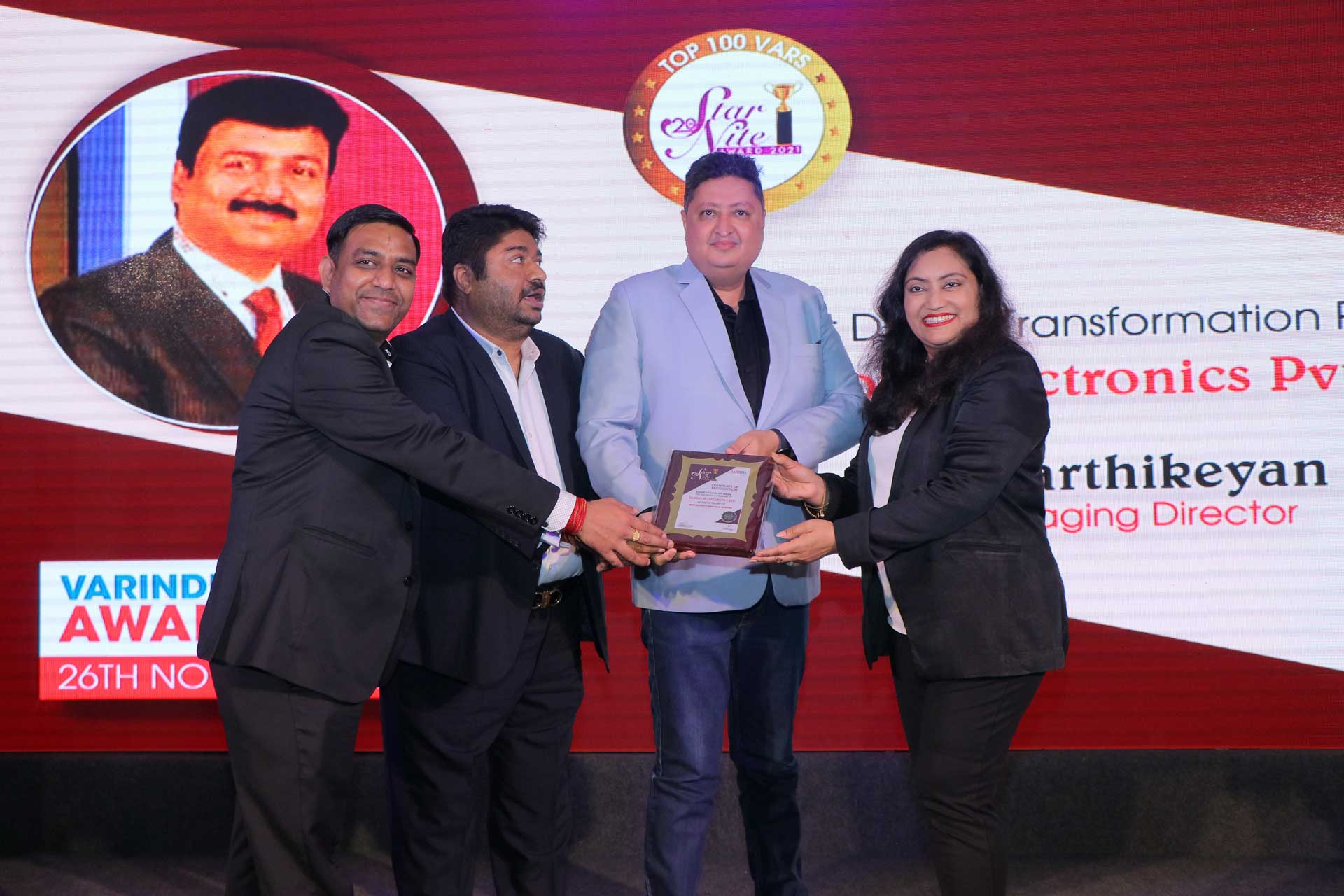 Best Security Solution Partner Award goes to Silicon Netsecure Pvt. Ltd. at 20th Star Nite Awards 2021