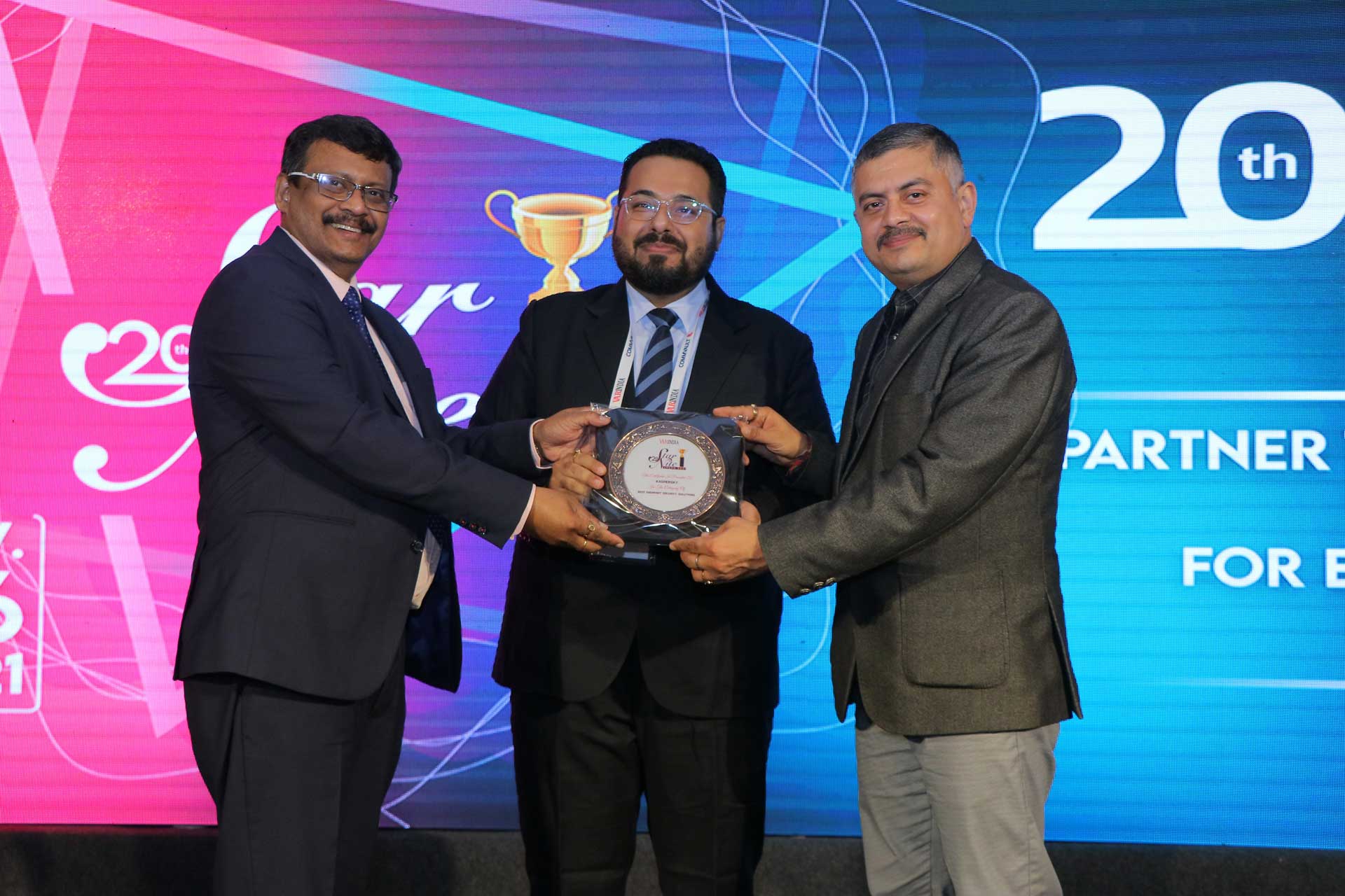 Best End Point Security Solutions Company Award goes to Kaspersky at 20th Star Nite Awards 2021