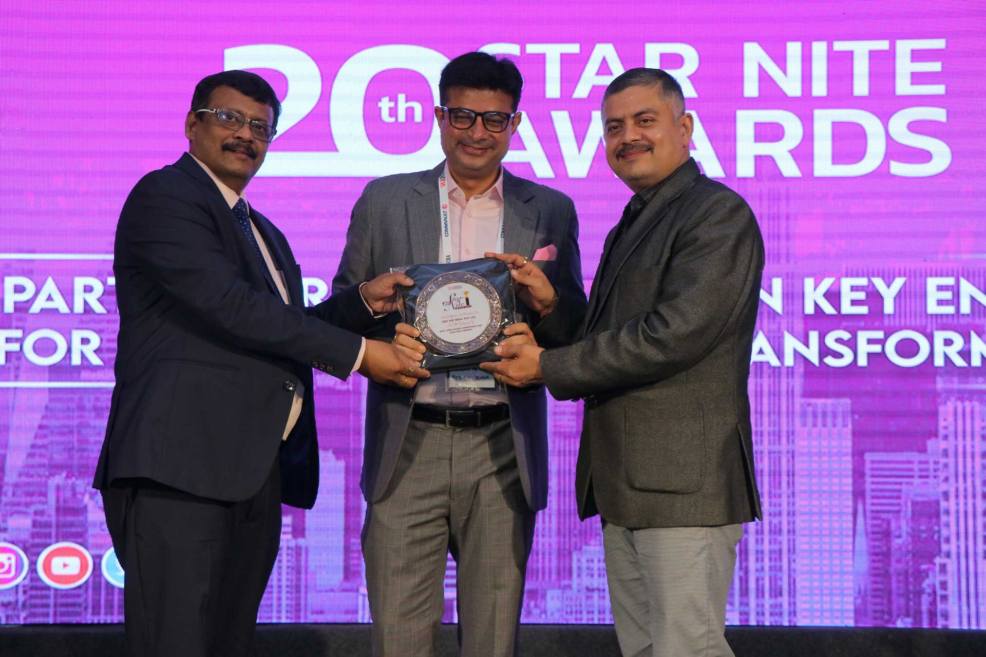 Best Open Source Infrastructure Solution Company Award goes to REDHAT India Pvt Ltd at 20th Star Nite Awards 2021